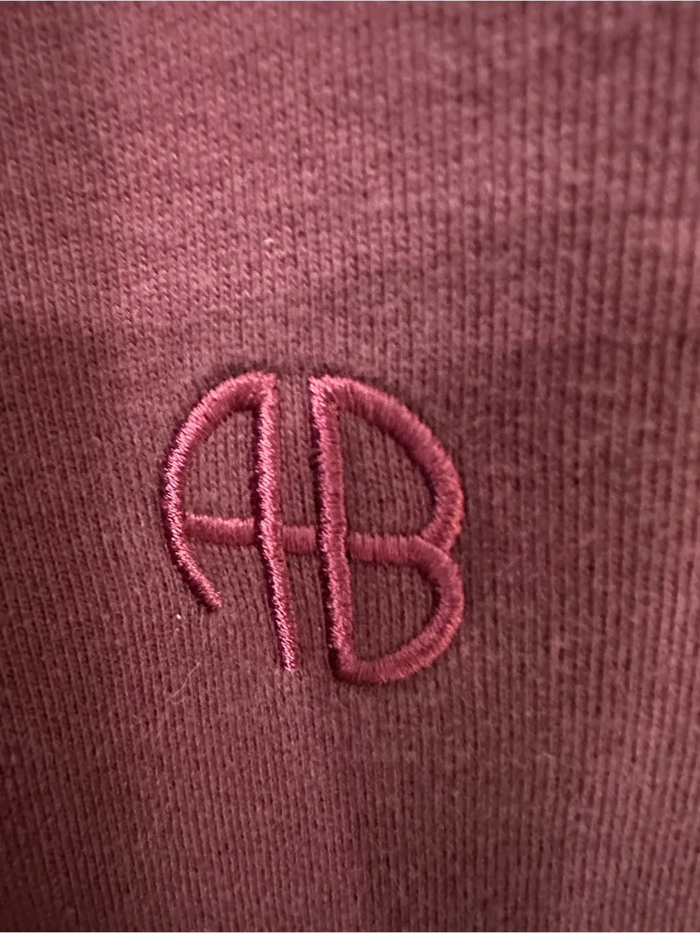 Anine Bing Kids Dark Burgundy Karter Joggers - Picture 6 of 12